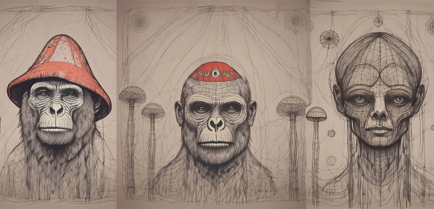 The Stoned Ape Theory: Did Psychedelics Give Humans the Ultimate Edge in Evolution? - Sacred Surreal