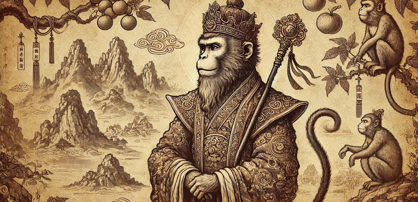 Sun Wukong: The Mischievous Mythical Monkey King - Sacred Surreal