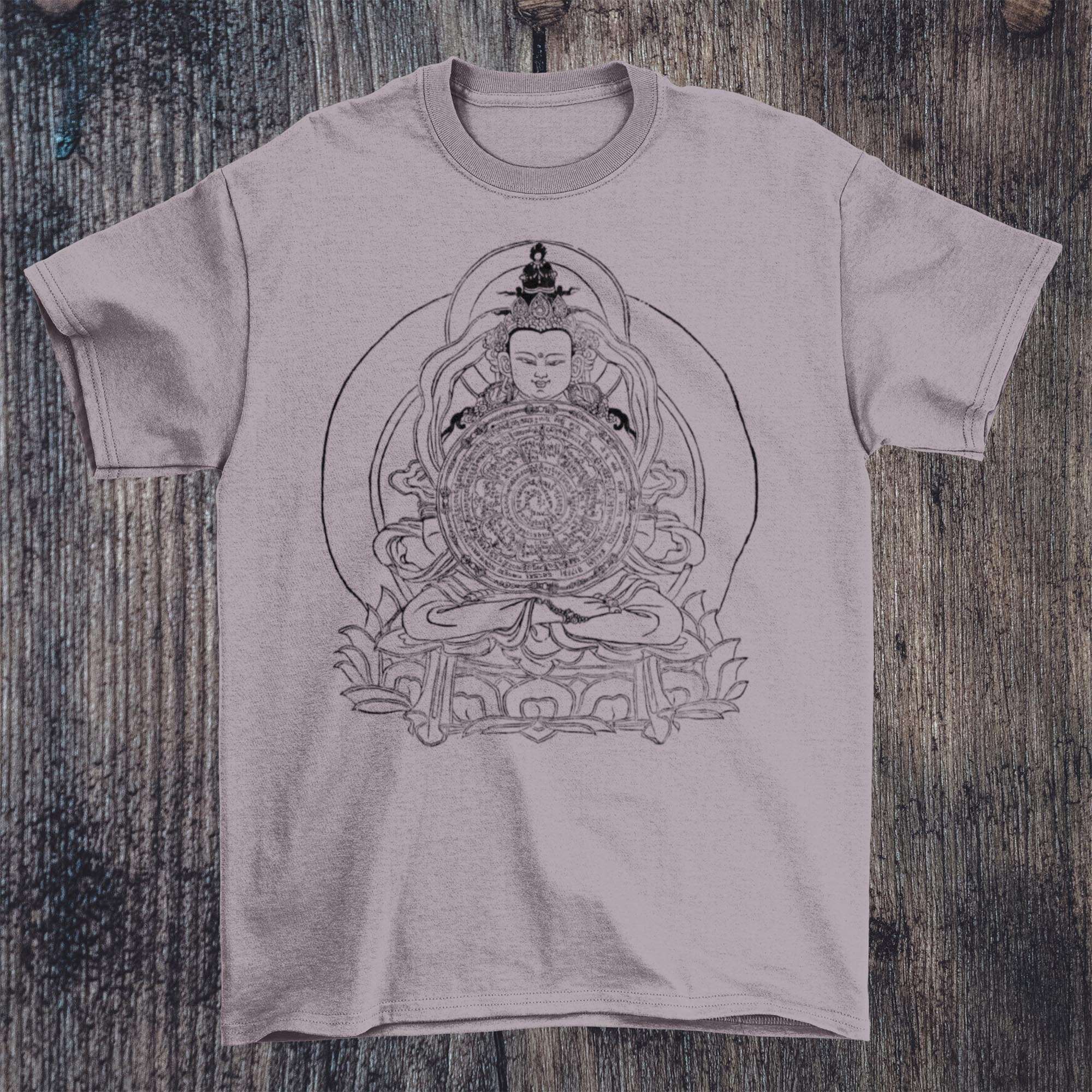 Amitayus Buddha | Celestial Being of Infinite Light and Life | Mahayana Buddhism, Karma & Meditation Graphic Art T-Shirt Tee