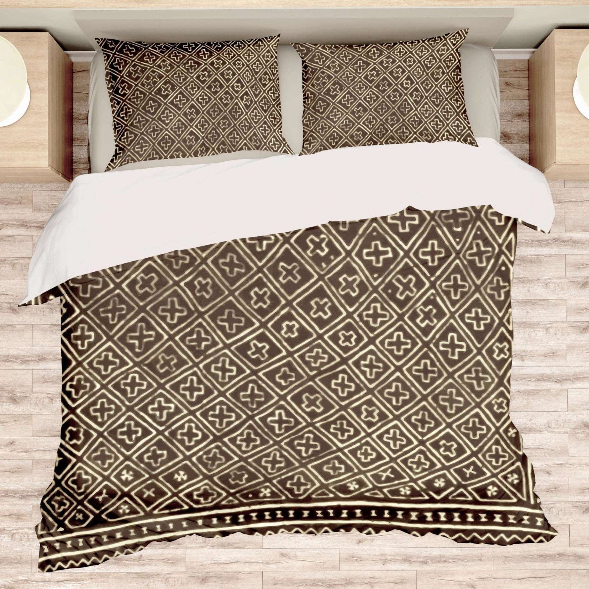 Bedding Set, Bogolan Mali African Design