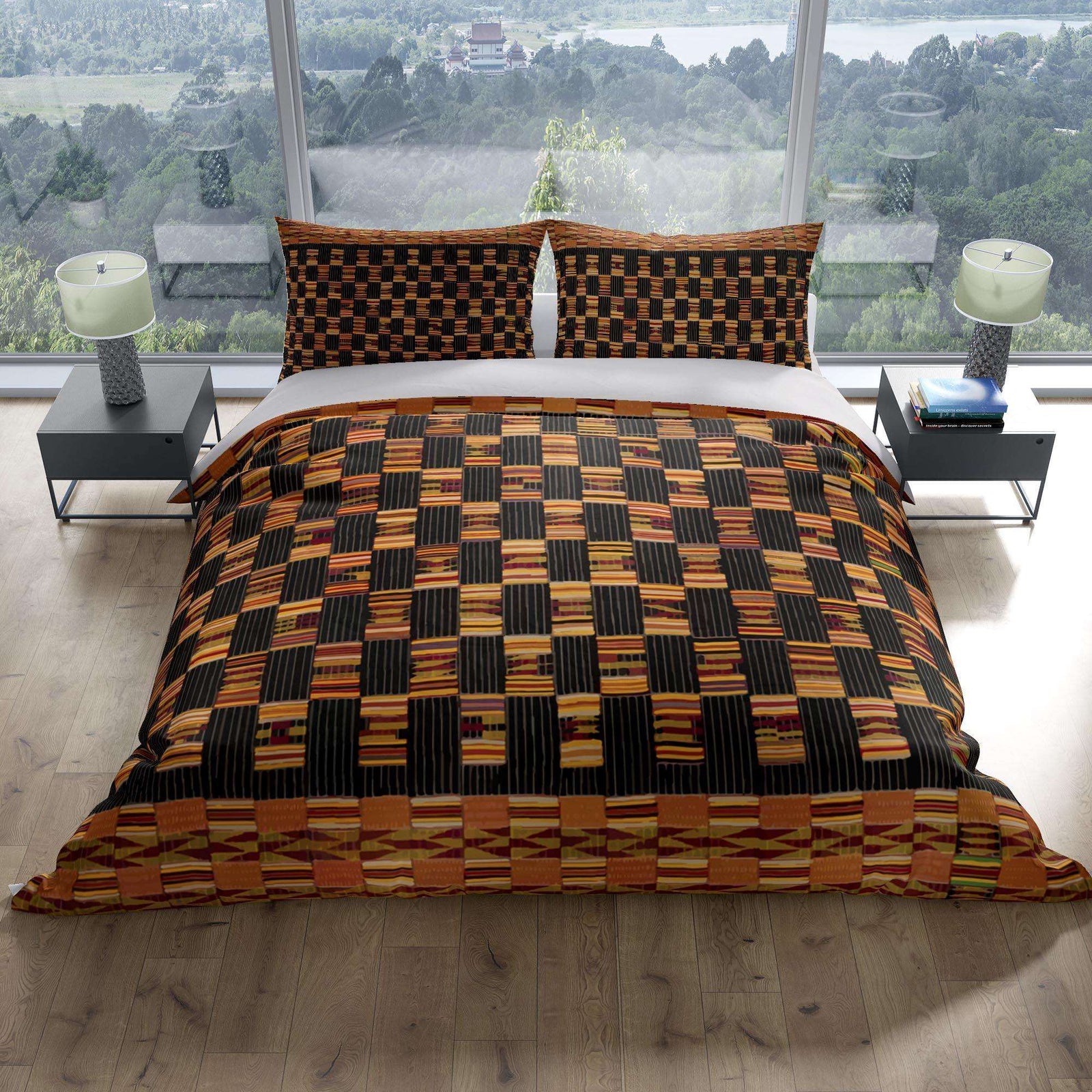 Bedding Set, Kente-Cloth African Inspired Design - Sacred Surreal