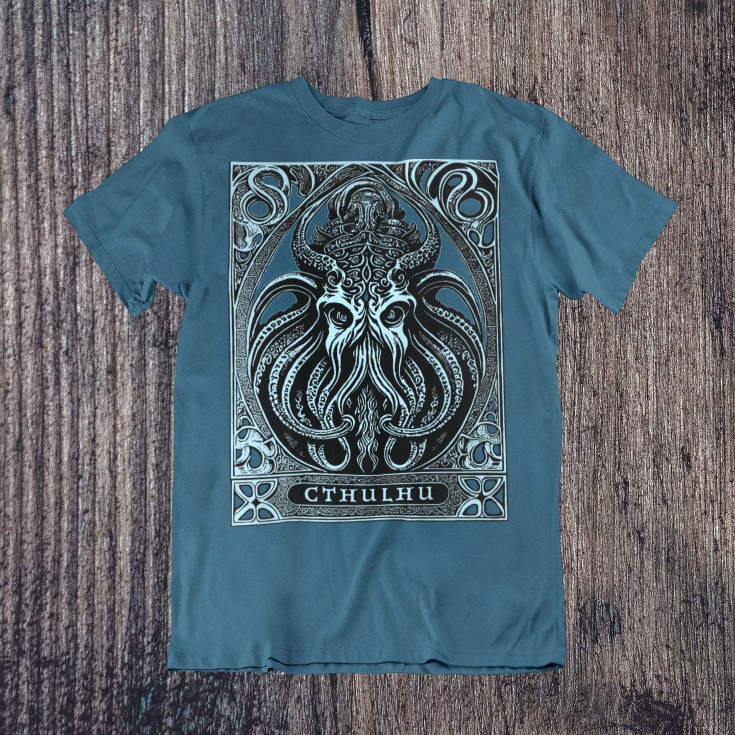 Cthulhu Tee, Cthulhu Gift | Ancient Malevolent Deity | Lovecraft Nightmare, Old Ones Graphic Art T-Shirt