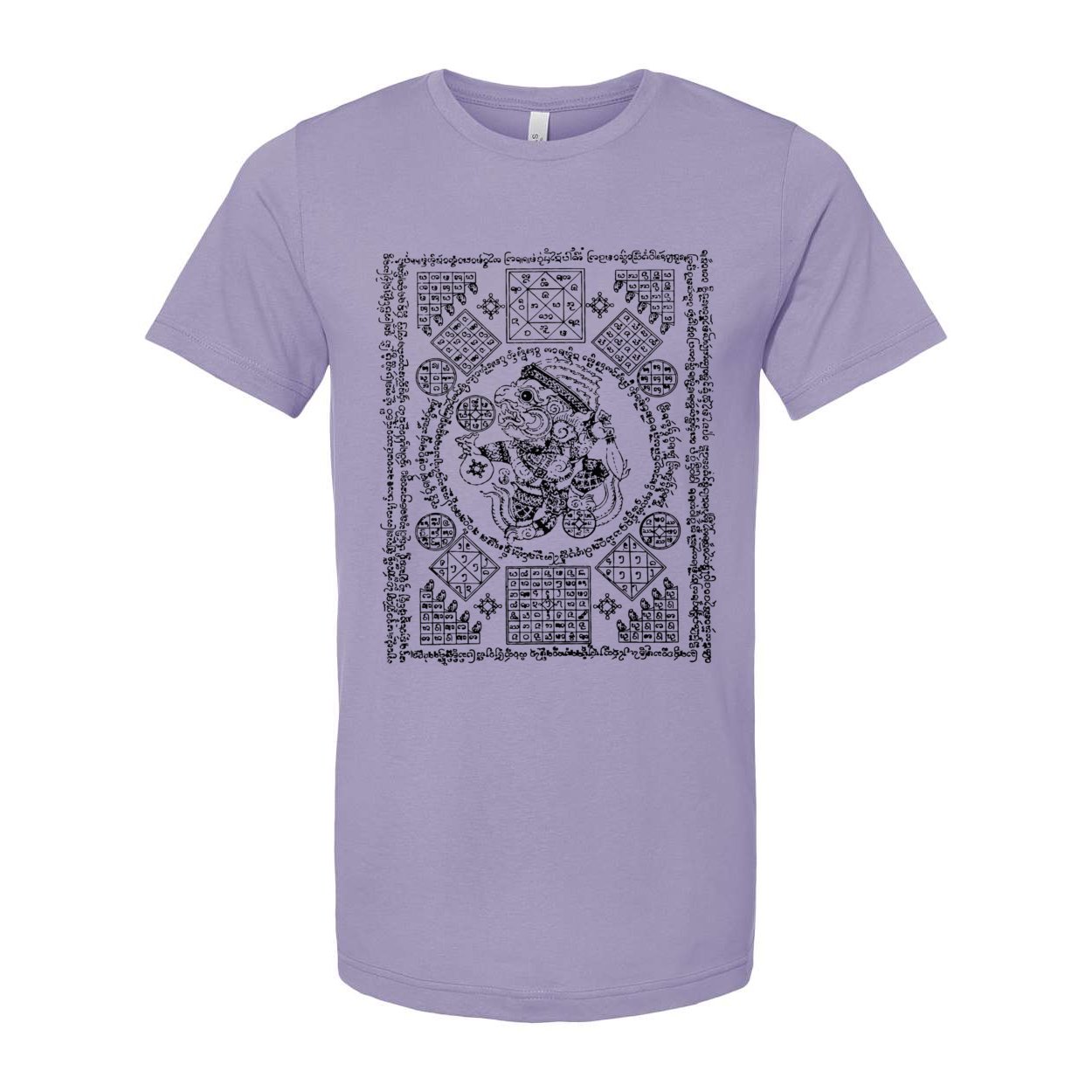 Hanuman Sak Yant Wealth & Prosperity Thai Talisman, Amulet for Luck & Abundance Graphic Art T-Shirt