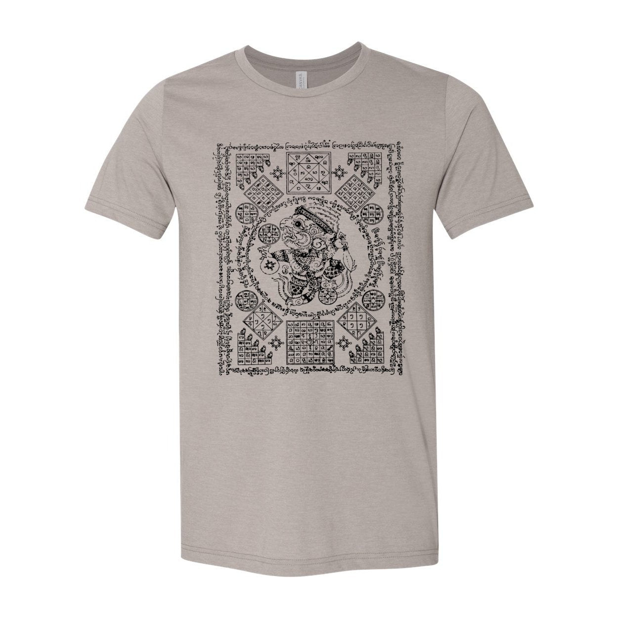 Hanuman Sak Yant Wealth & Prosperity Thai Talisman, Amulet for Luck & Abundance Graphic Art T-Shirt