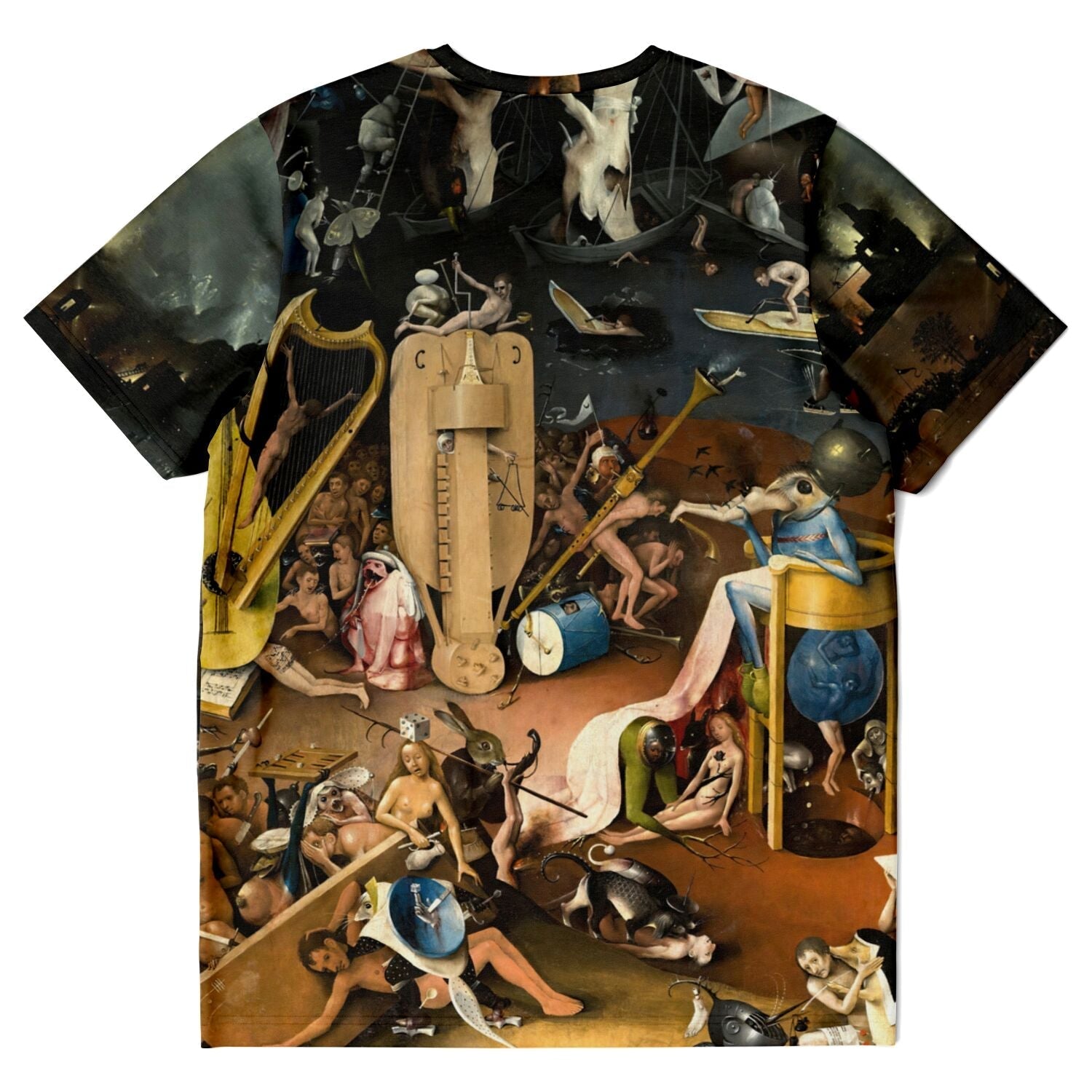 Hieronymus Bosch Garden of Earthly Delights T-Shirt: Hell Panel - Sacred Surreal