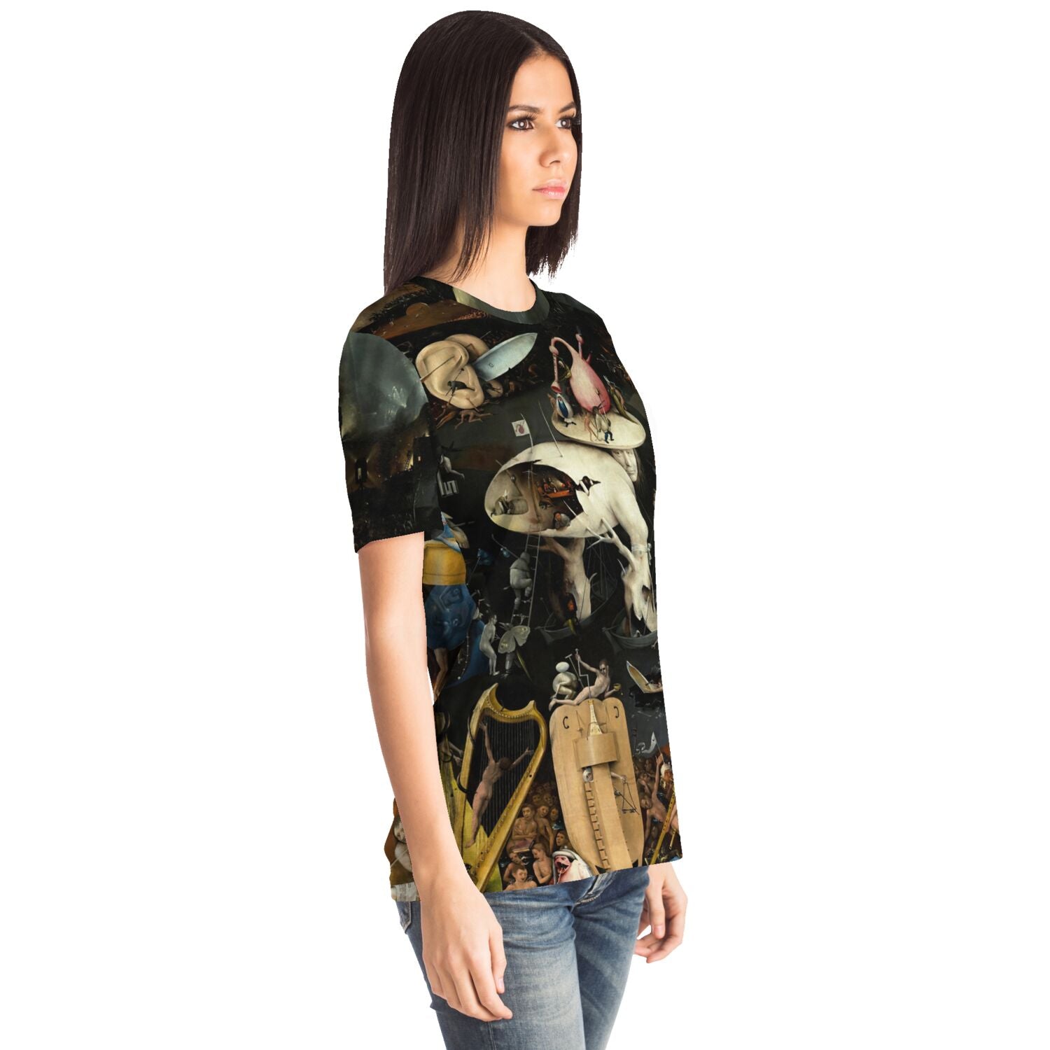 Hieronymus Bosch Garden of Earthly Delights T Shirt Hell Panel