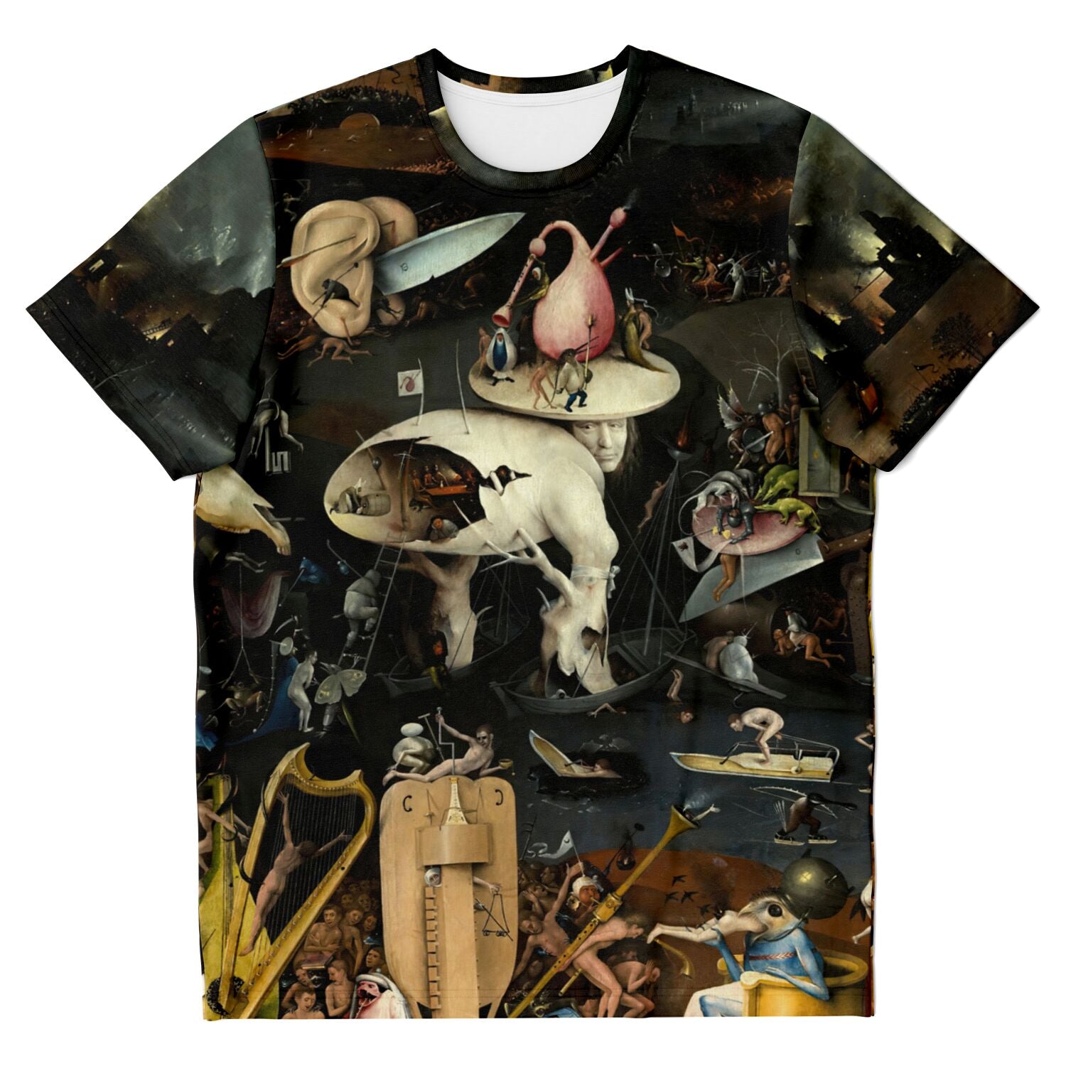 Hieronymus Bosch Garden of Earthly Delights T-Shirt: Hell Panel