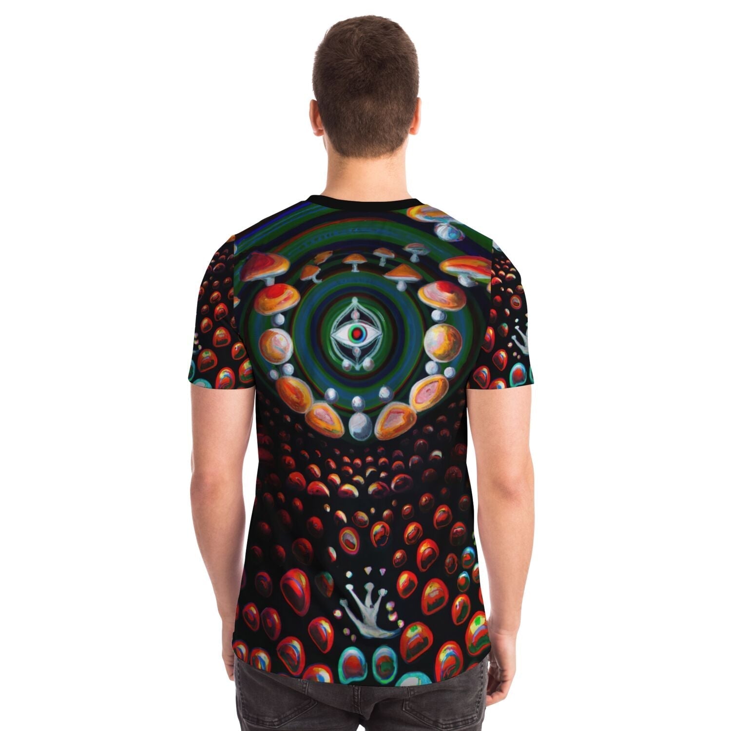 Lick the Toad | Original DMT Shroom Magic Mushrooms | Psychedelic Toad Trippy Frog Meditation Graphic Art T-Shirts