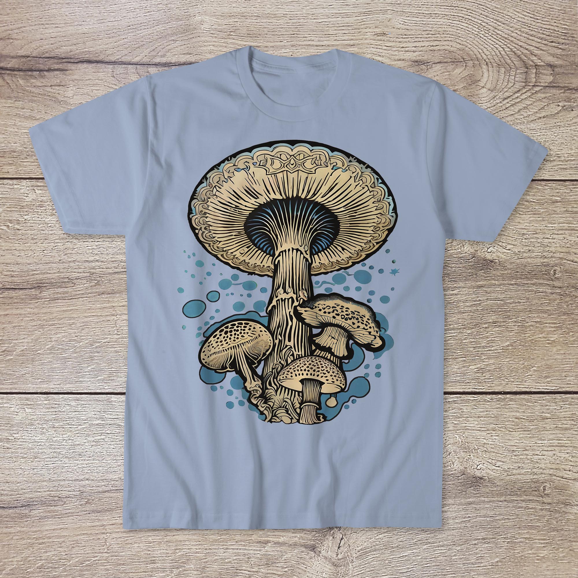 Mind's Playground, Psilocyben Edition | Iboga Psychedelic Magic Mushrooms Shrooms | Trippy Mycology Ayahuasca Art T-Shirt