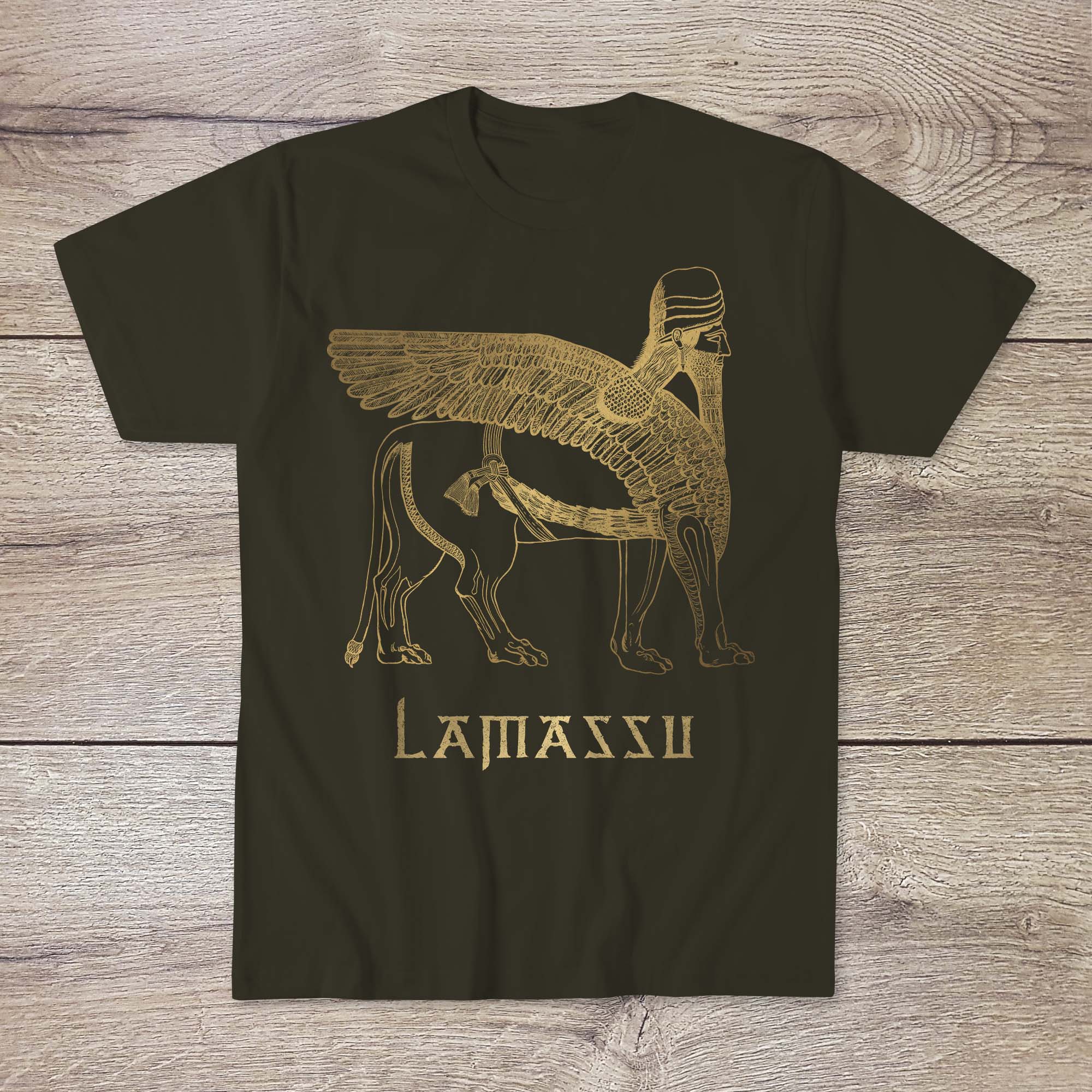 Lamassu Sumerian Guardian | Mesopotamian Mythology, Assyrian Babylonian Art, Ancient History T-Shirt