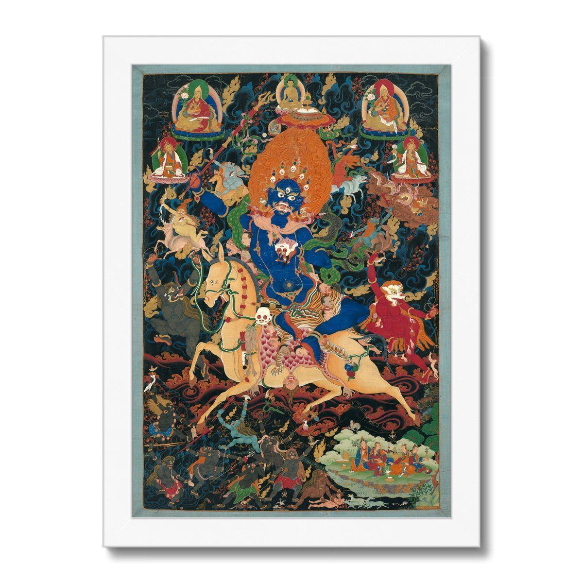 Palden Lhamo ("Glorious Goddess") | Tibetan Framed Print