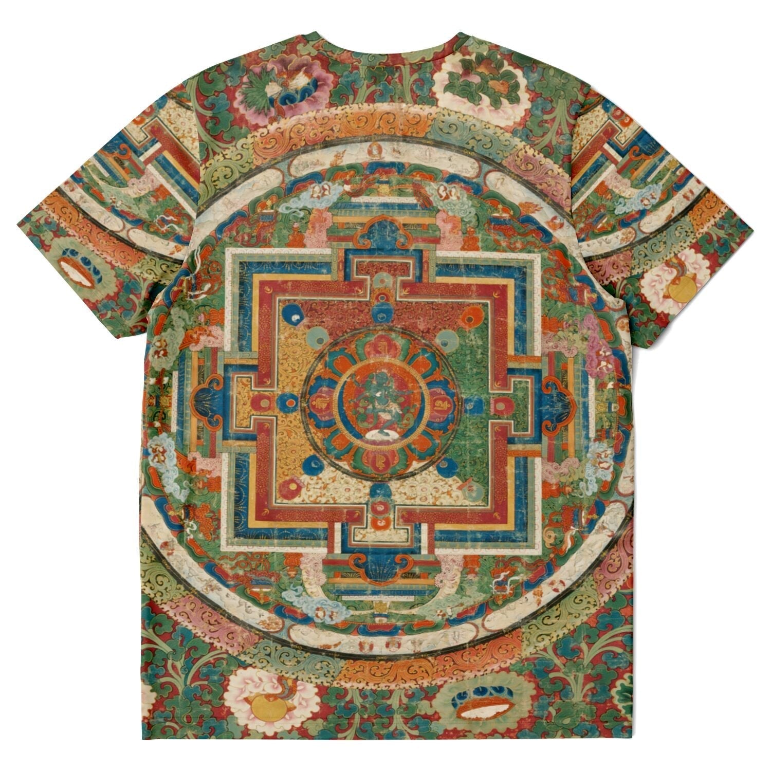 Rare Tibetan Vajra Nairatmya Mandala | Buddhist Sacred Enlightened Mind Meditation Apparel | Graphic Art T-Shirt