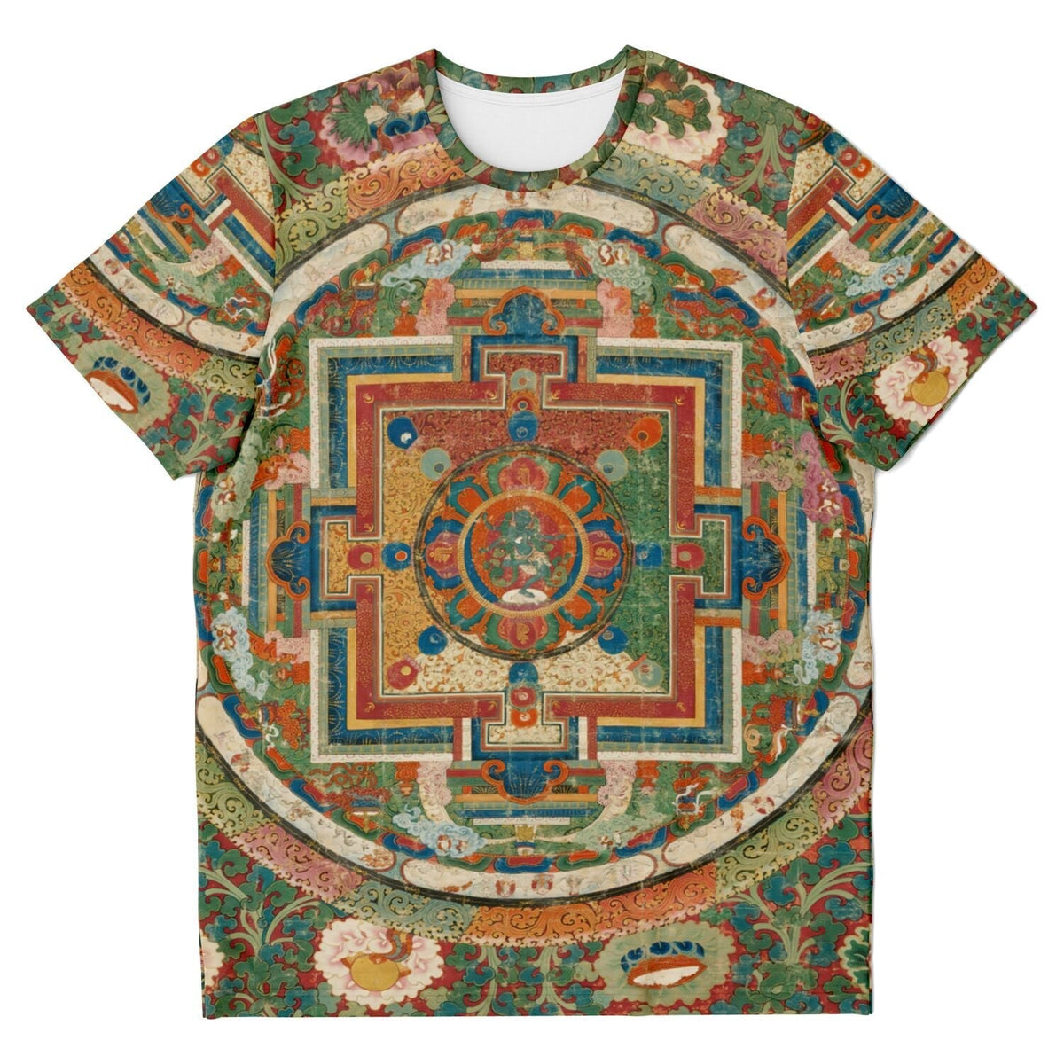 Rare Tibetan Vajra Nairatmya Mandala | Buddhist Sacred Enlightened Mind Meditation Apparel | Graphic Art T-Shirt