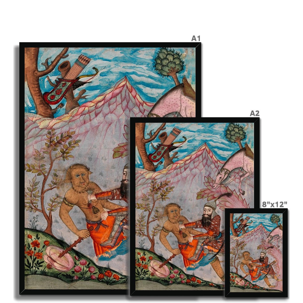 Rustam's_Seventh_Labour Framed Print