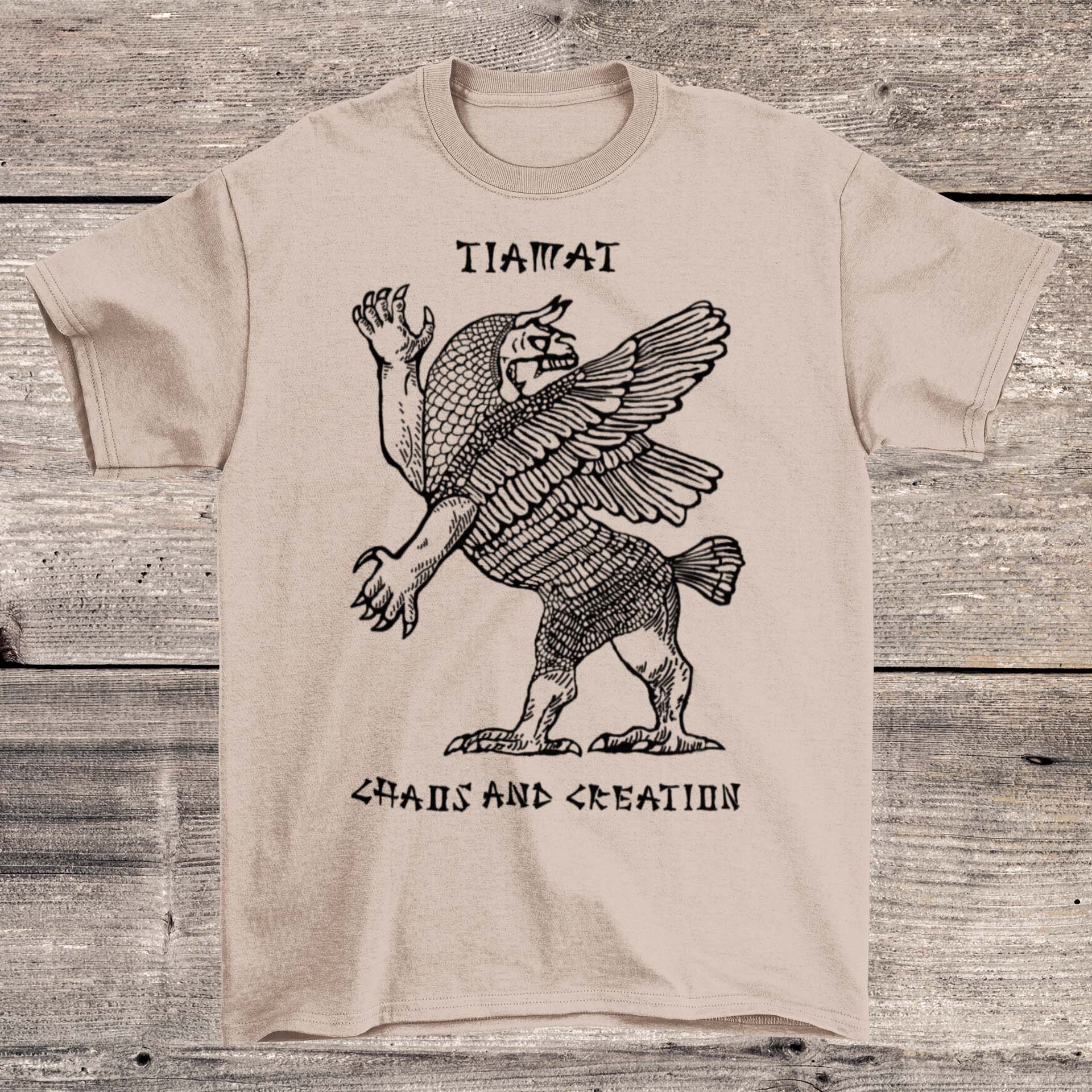 Tiamat: Chaos Creation Goddess | Ancient Babylonian, Sumerian, Mesopotamian Anunnaki Sitchen Graphic Art T-Shirt