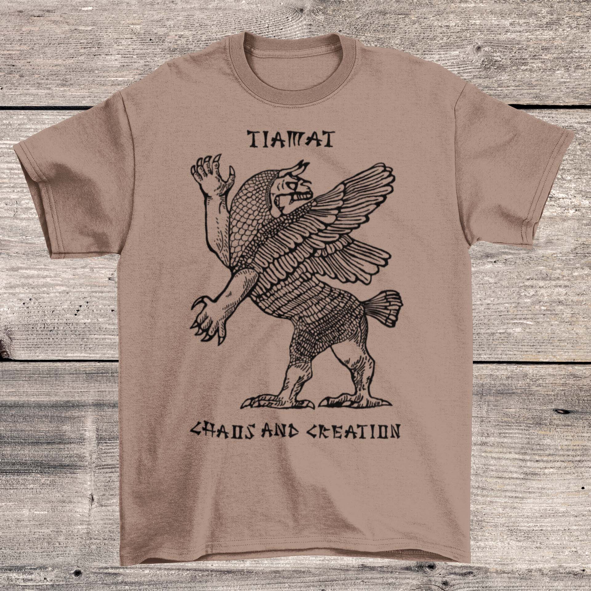 Tiamat: Chaos Creation Goddess | Ancient Babylonian, Sumerian, Mesopotamian Anunnaki Sitchen Graphic Art T-Shirt