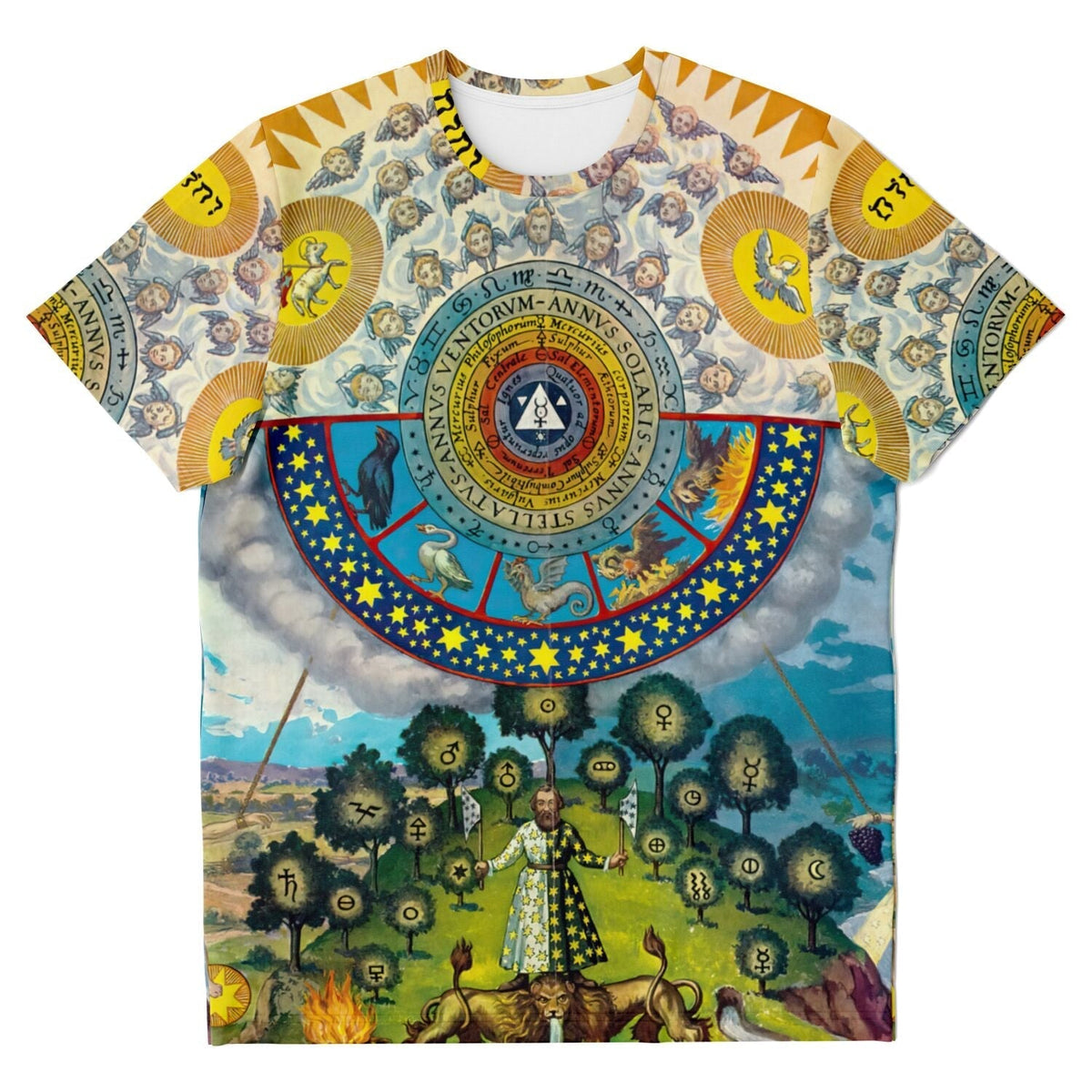 The Grand Alchemical Formula | Alchemy, Astrology, Mysticism, Spiritual Transformation &amp; Enlightenment Graphic Art T-Shirt