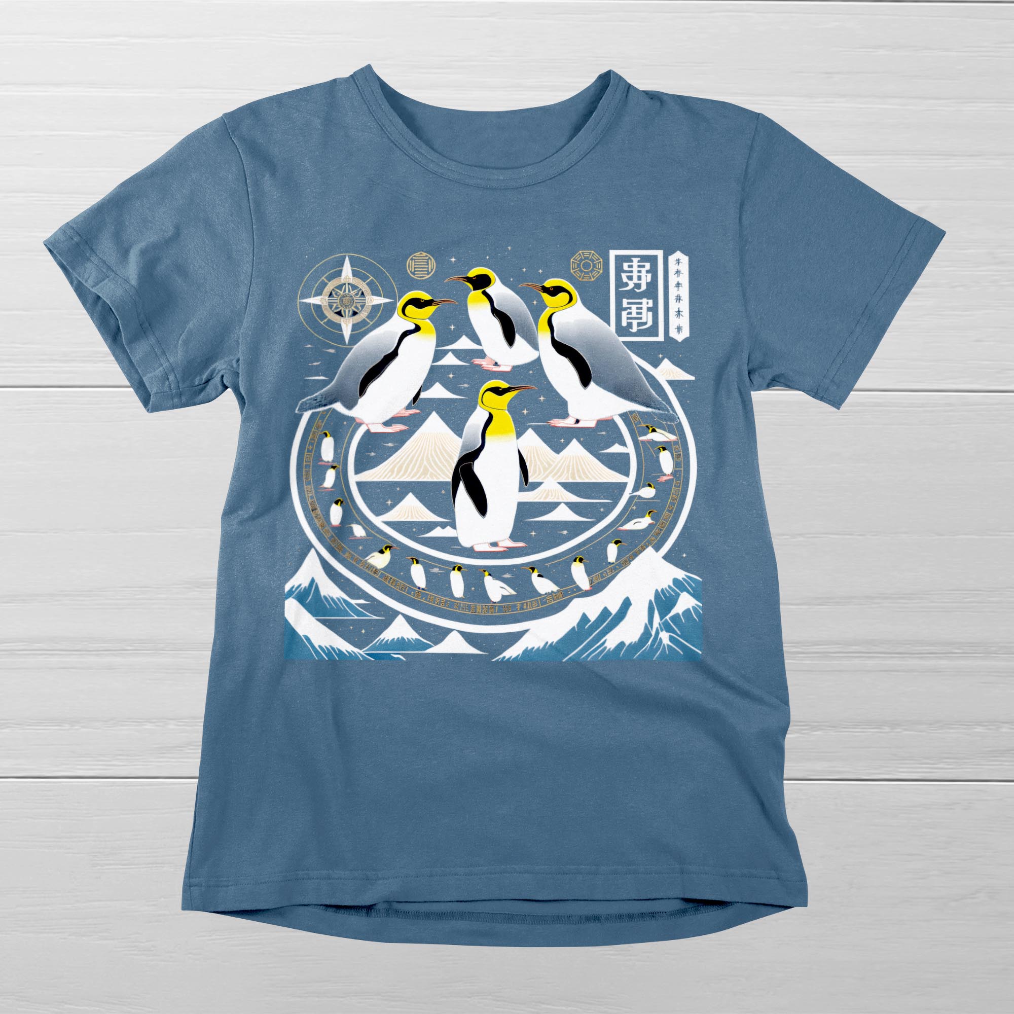 The Year of the Penguin | Alternative Chinese Zodiac, Astrology, I Ching Divination | Cute Kawaii Conservation Graphic Art T-Shirt