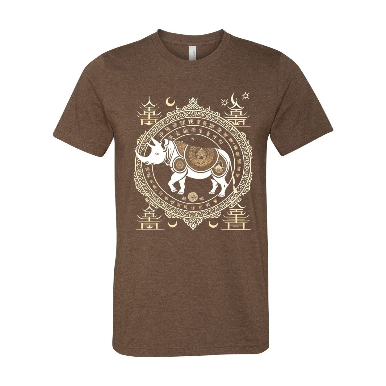 The Year of The Rhinoceros | Rhino Strength, Resilience, Purpose | Otherworldly Chinese Zodiac Astrology Graphic Art T-Shirt