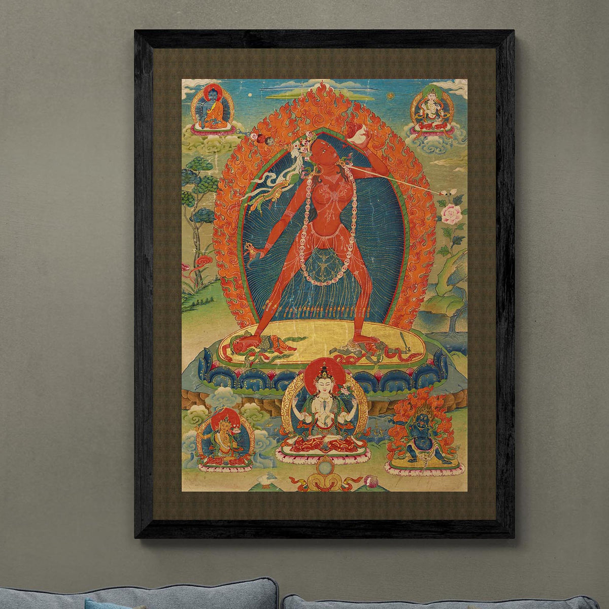 Vajrayogini Tibetan Vajrayana Female Goddess Deity Feminist Tantra Tantric Pema Vajra Yogini Dakini Nepal Erotic Fine Art Print